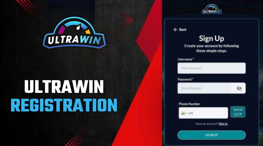 Registration 1 Register on Ultrawin